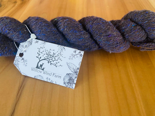 Blue Smokey Merino & Silk Yarn