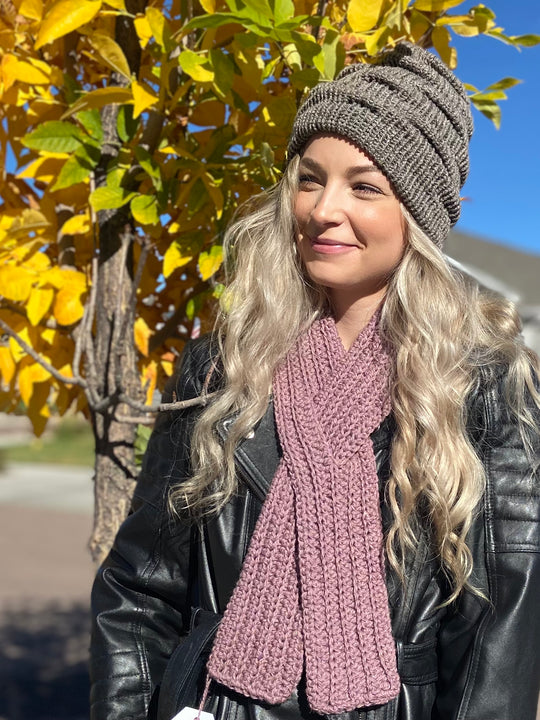 Swirl Beanie - Alpaca / Merino Blend