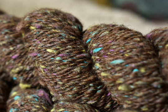 Chocolate with Sprinkles Please Alpaca & Silk Yarn